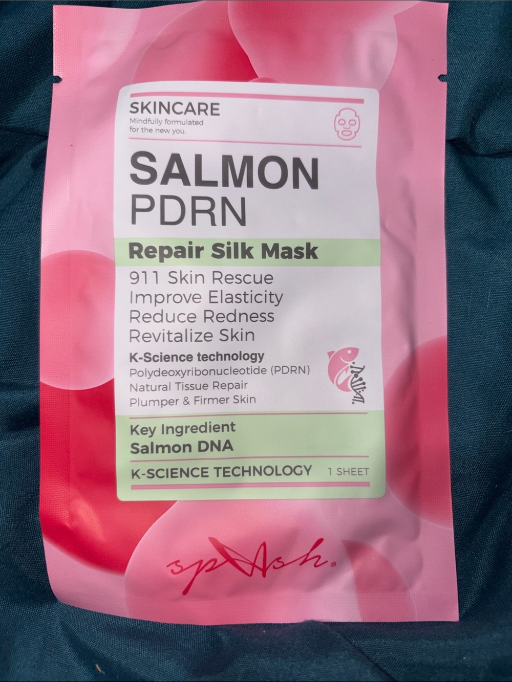 Splash Salmon PDRN Repair Silk Mask - 1 Sheet